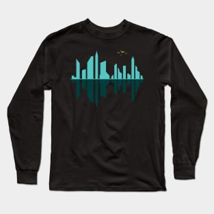 Reflection - Cityscape Long Sleeve T-Shirt